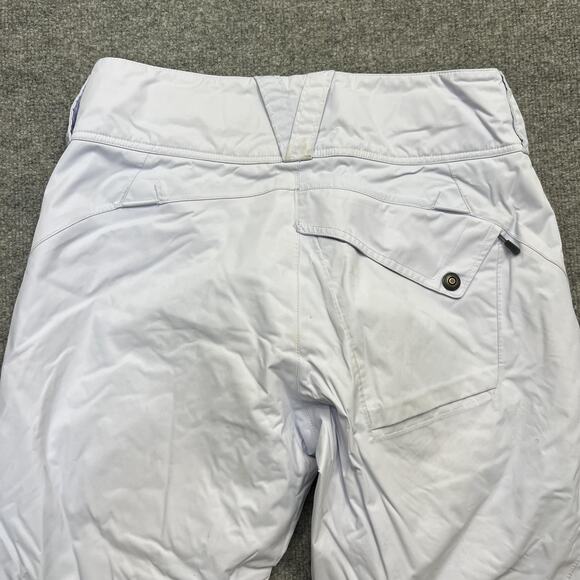 Mountain Hardwear Snow Pants Women M/L White RECCO Insulated Ski Water Resistant - Picture 6 of 16